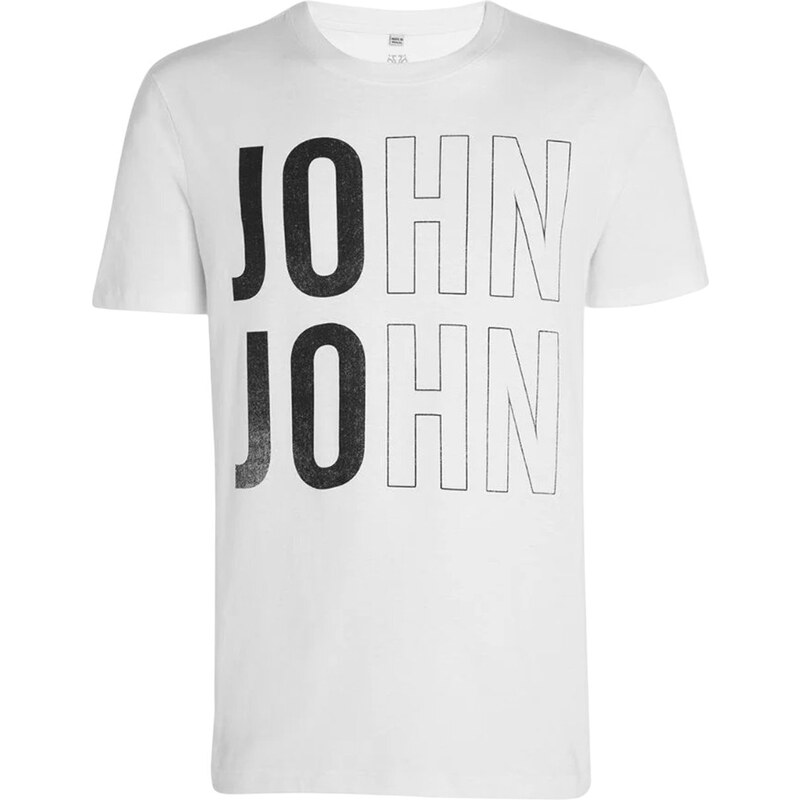 Camiseta John John Logo Branca