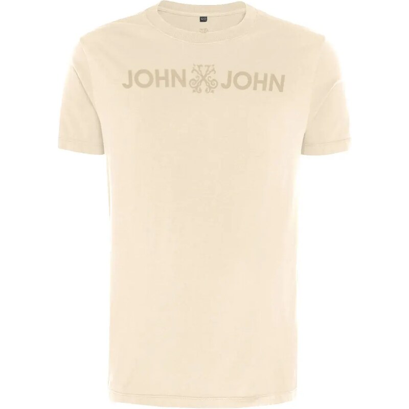 Camiseta John John Masculina JJ Logo Preta - Preto
