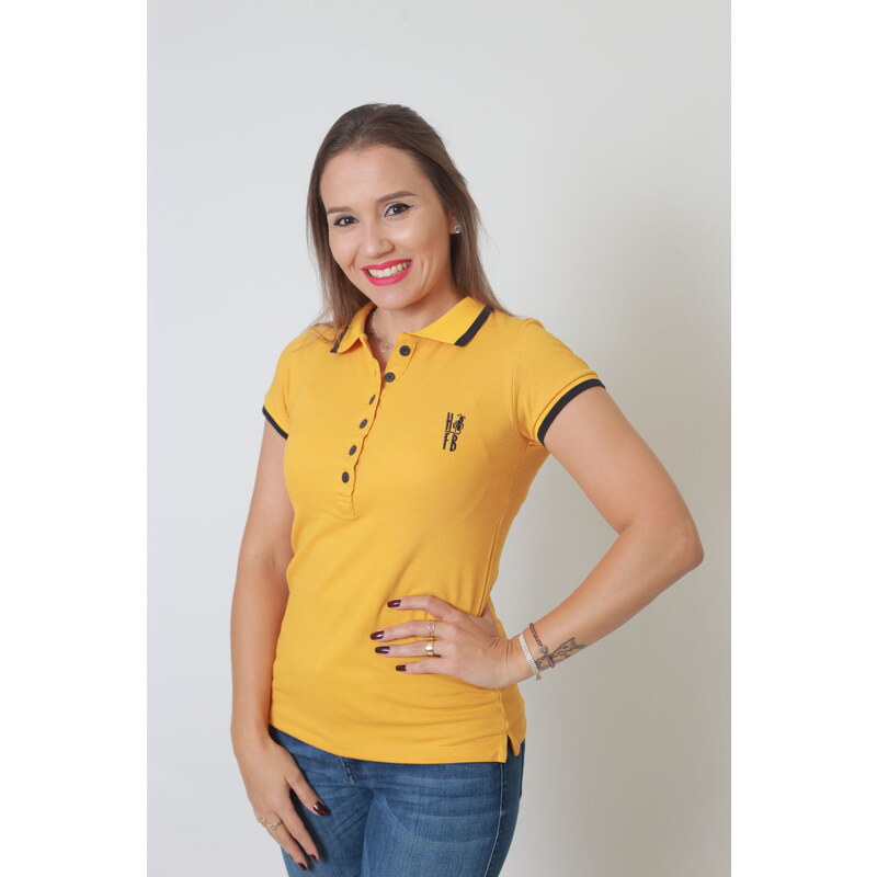 Blusa Polo Xadrez Inglês - Marinho