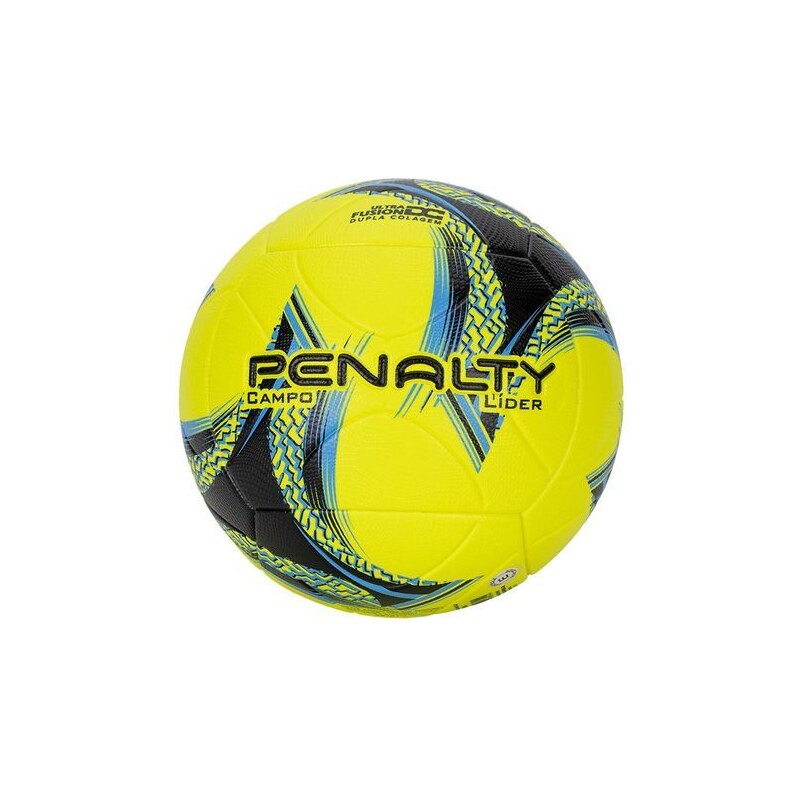 Bola Campo Penalty Líder XXII - Amarelo/Preto/Azul - Bola Campo