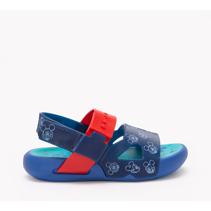 C&A sandália infantil mickey grendene azul