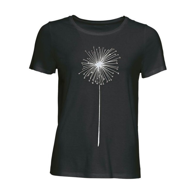Bonprix Blusa T-Shirt Básica Preta