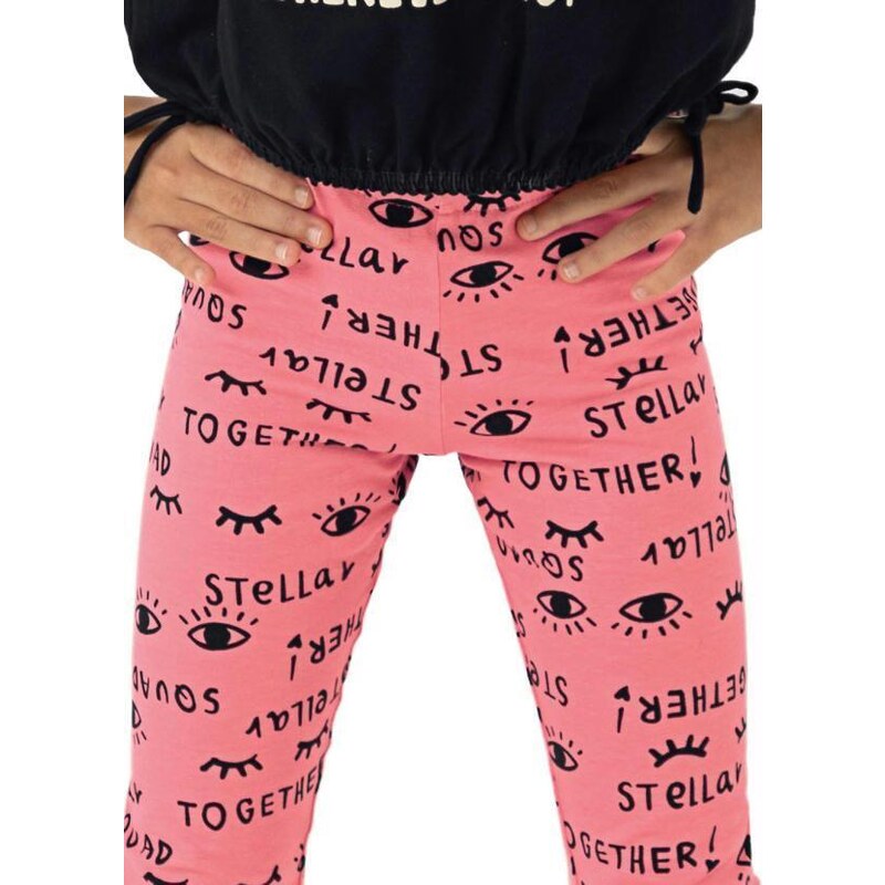 Calça Legging Infantil Cotton Estampada Malwee Kids