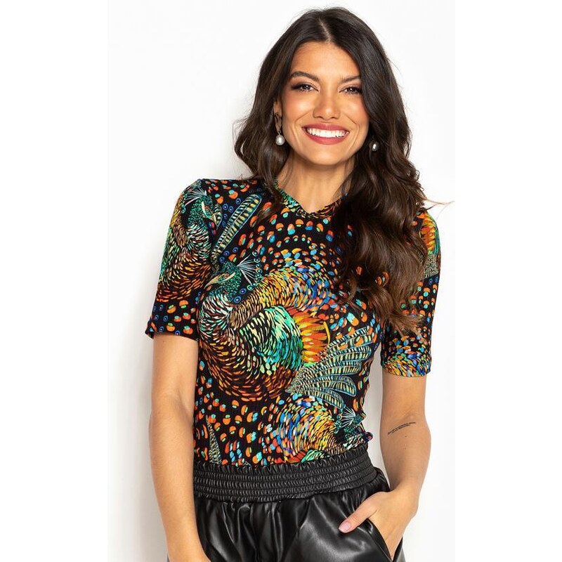 Blusa 2024 estampada colcci