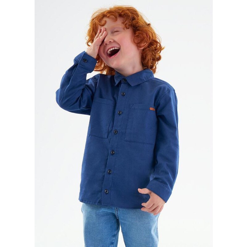 Up Baby Camisa Infantil Menino Azul