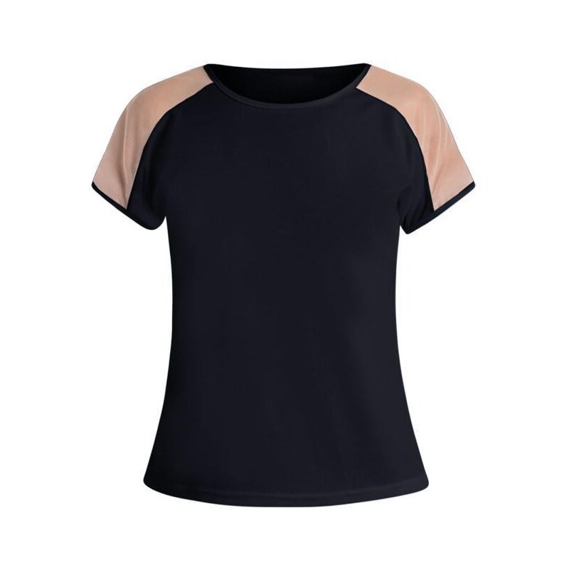 Blusa Detalhe Tule Preto - Moda Pop