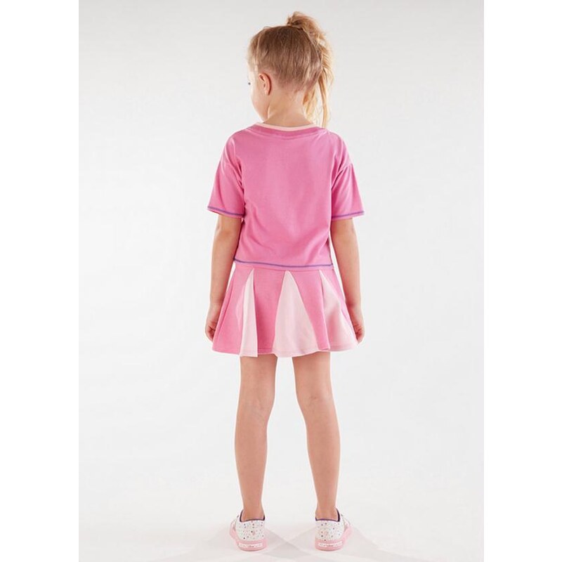 Lilica Saia com Short Interno Infantil Feminina Rosa 