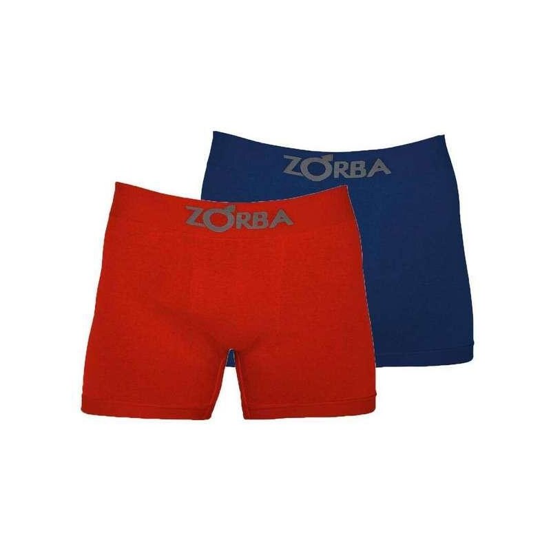 Cueca Tommy Hilfiger Cotton Stretch Boxer Trunk Vermelha/Marinho Pack 2UN 