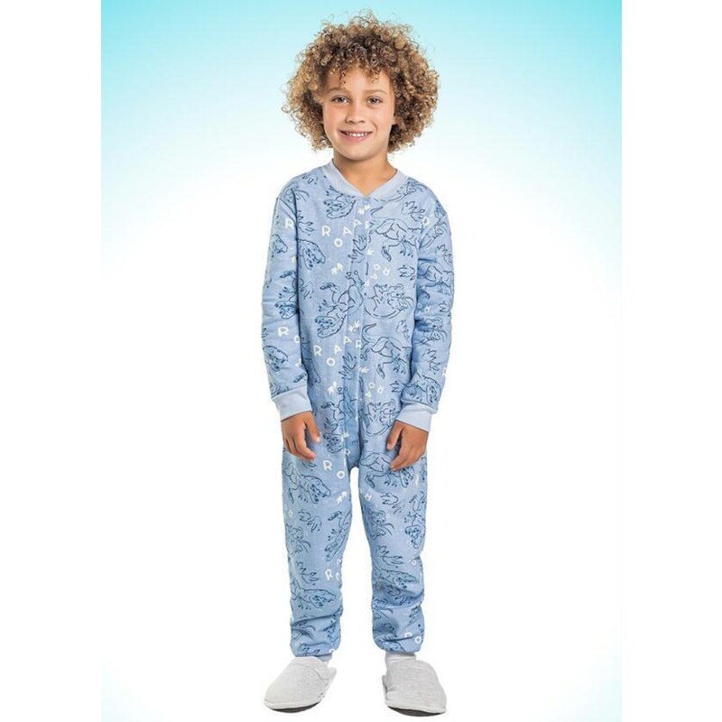 Fakini Kids Macacão Pijama Azul