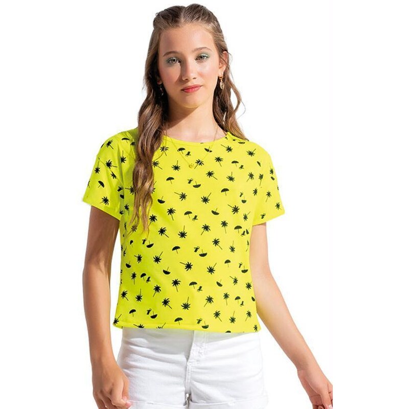 Blusa Feminina Juvenil Em Meia Malha - Amora