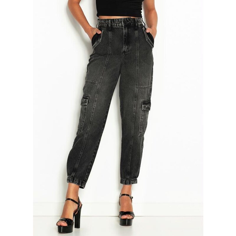 Calca jeans cheap preta colcci