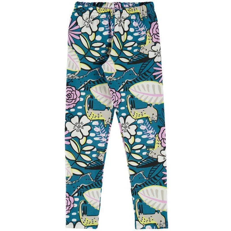 Calça Legging Alakazoo Infantil Malha Estampada Azul Escuro