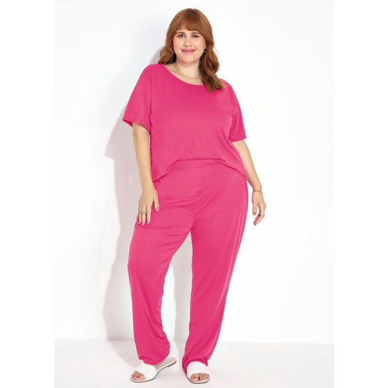 Marguerite Pijama Longo Pink