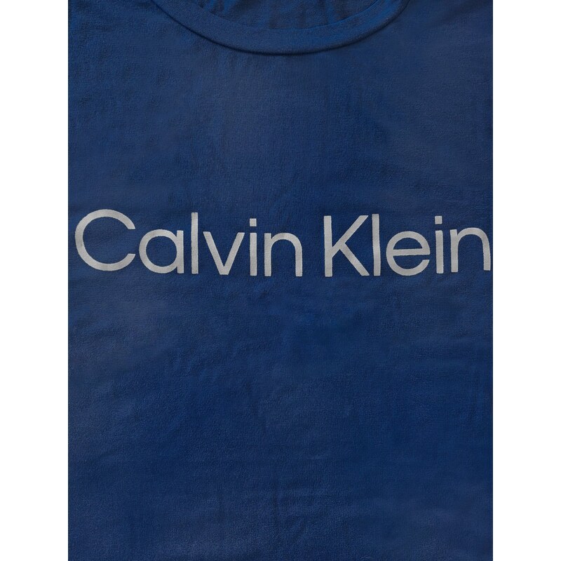 Pijama Calvin Klein Masculino Short Curto Viscolight Azul Carbono