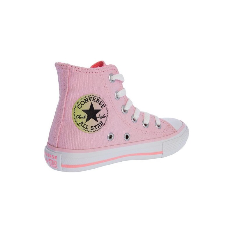 Tênis Infantil Converse All Star Chuck Taylor HI - Rosa+Preto