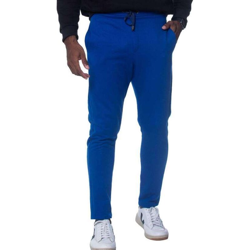 Calça Aeropostale Masculina Moletom Jogger Azul Mescla