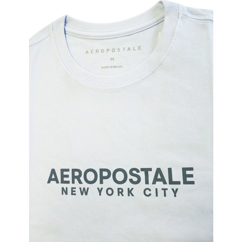 Camiseta Aeropostale Masculina Colors New York City Azul 