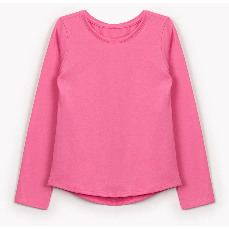 blusa de algodão infantil luluca manga longa azul - C&A