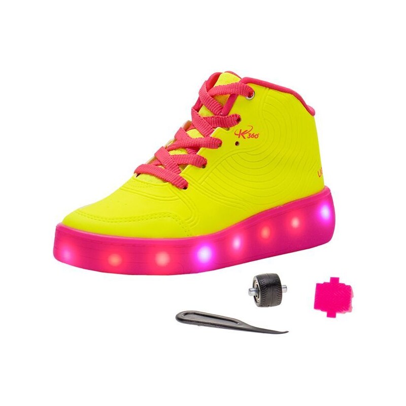 Tenis de led com best sale rodinha infantil