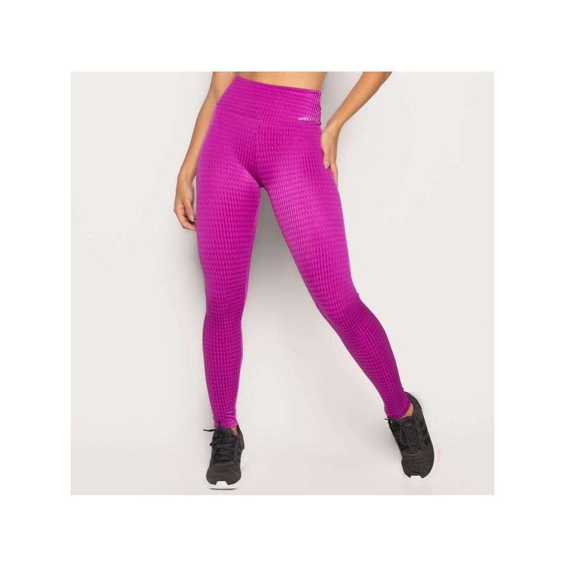 Calça Legging Rosa com textura Active