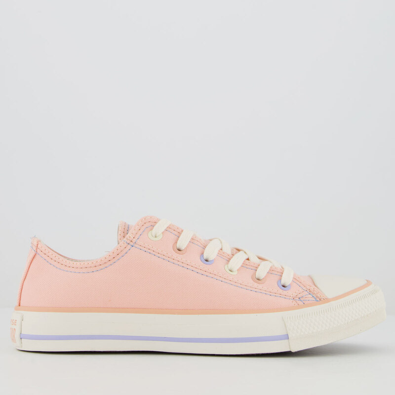 Tênis Converse All Star Chuck Taylor Feminino Cano Alto Bege - FutFanatics