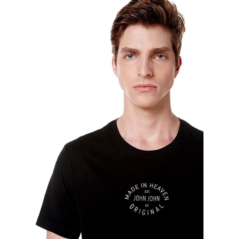 Camiseta John John Masculina Regular JJ Made In Cinza Claro