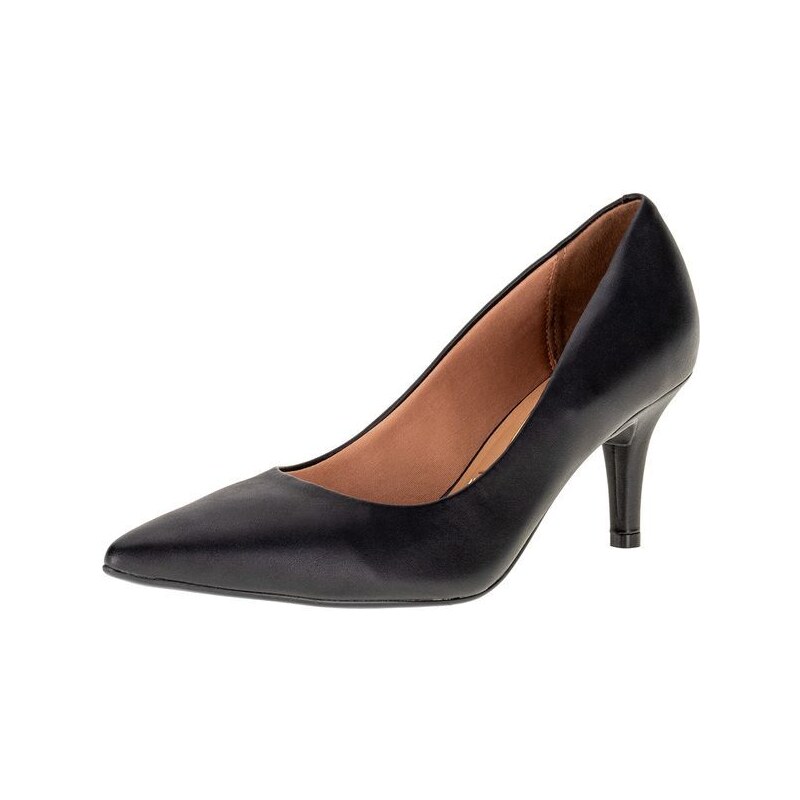 Calçados femininos pretos, elegantes da loja Clovis.com.br