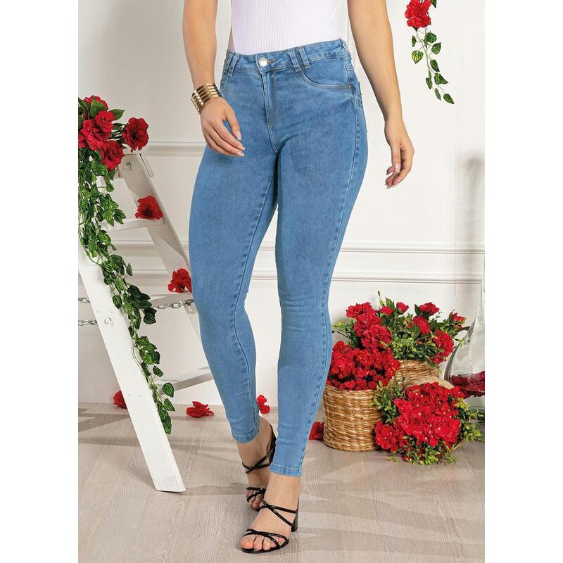 Calças Jeans Femininas Hot Pants Levanta Bum Bum Promoçao