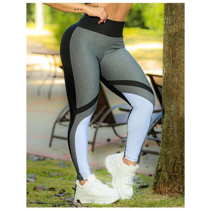 Legging cintura alta e moda fitness