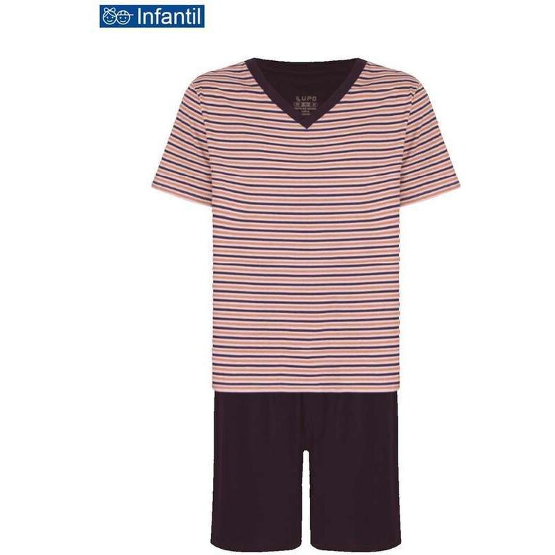 Pijama Infantil Menino Curto Lupo 20021-001 2805-Marinho