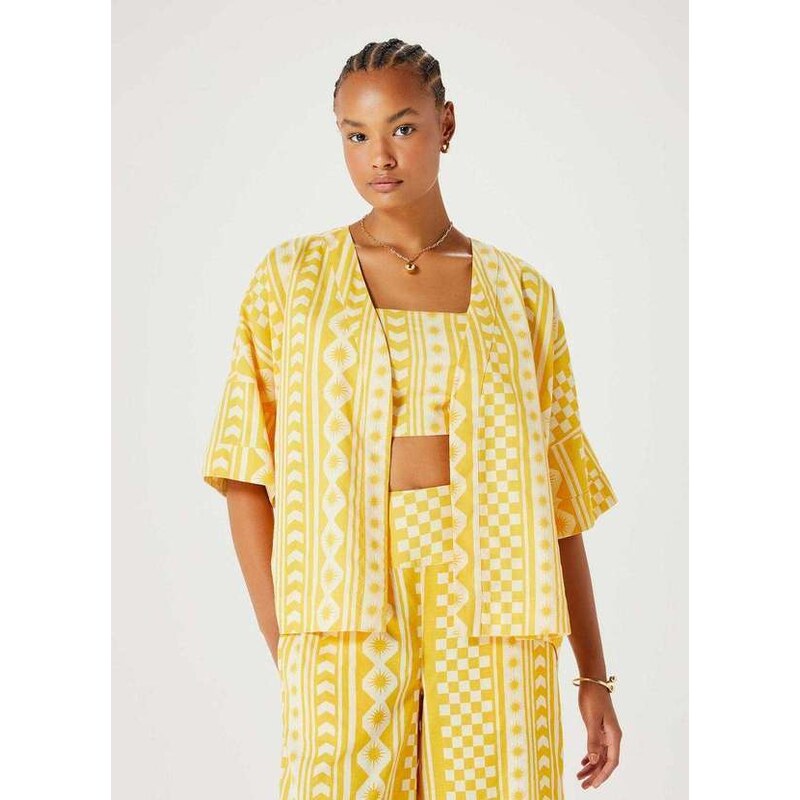 Kimono feminino hot sale sem manga