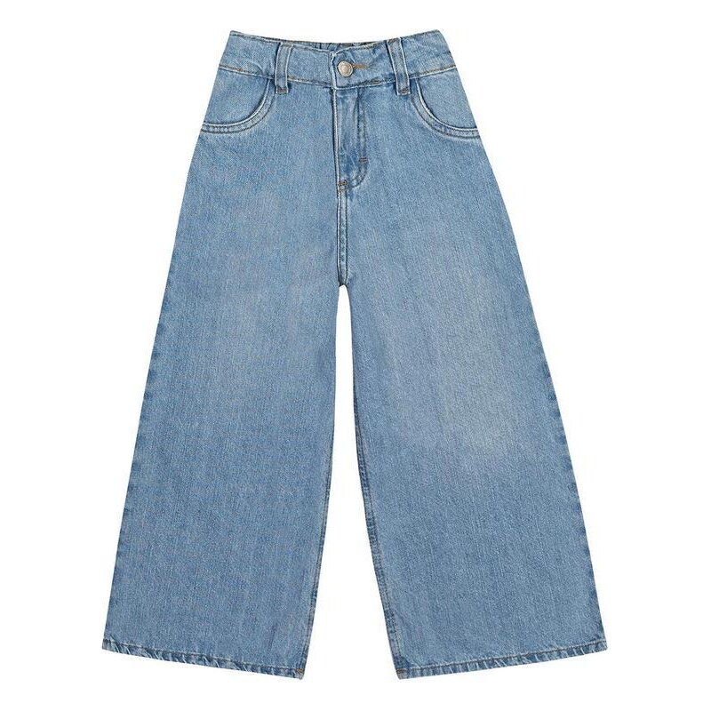 Trick Nick Calça Jeans Infantil Wide Leg Azul