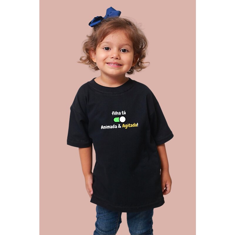 HFB Camiseta Masculina - Família é Tudo Igual - Preto - P 