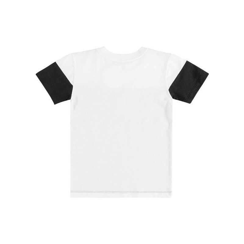 Quimby Camiseta Infantil Menino Meia Malha Branco