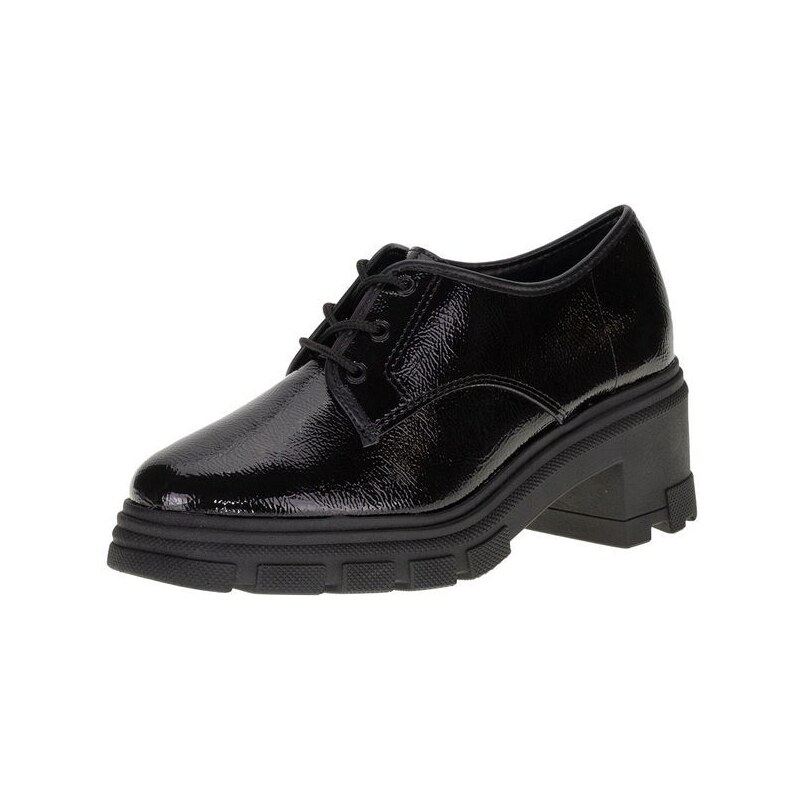 Sapato Feminino Oxford Moleca - 5777102 VERNIZ/PRETO 36