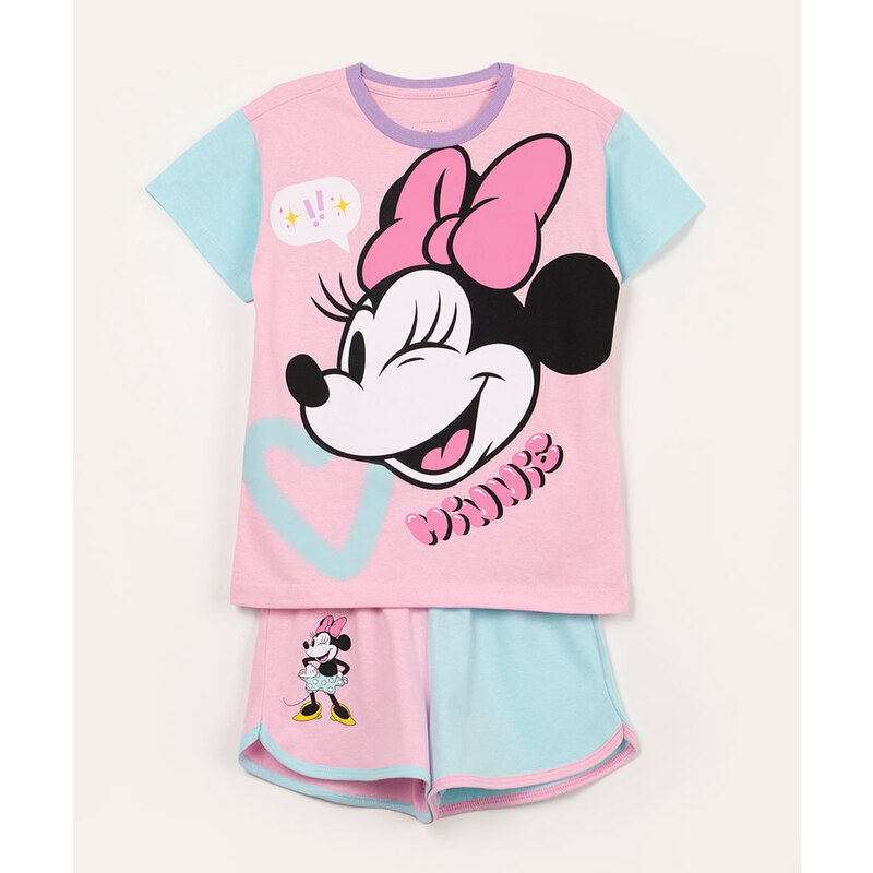 Disney  Pijama Minnie Mouse de Manga Curta- Mulher – Loja do pijama