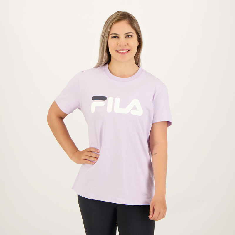 Camiseta Fila Letter Premium II Feminina Lilás 