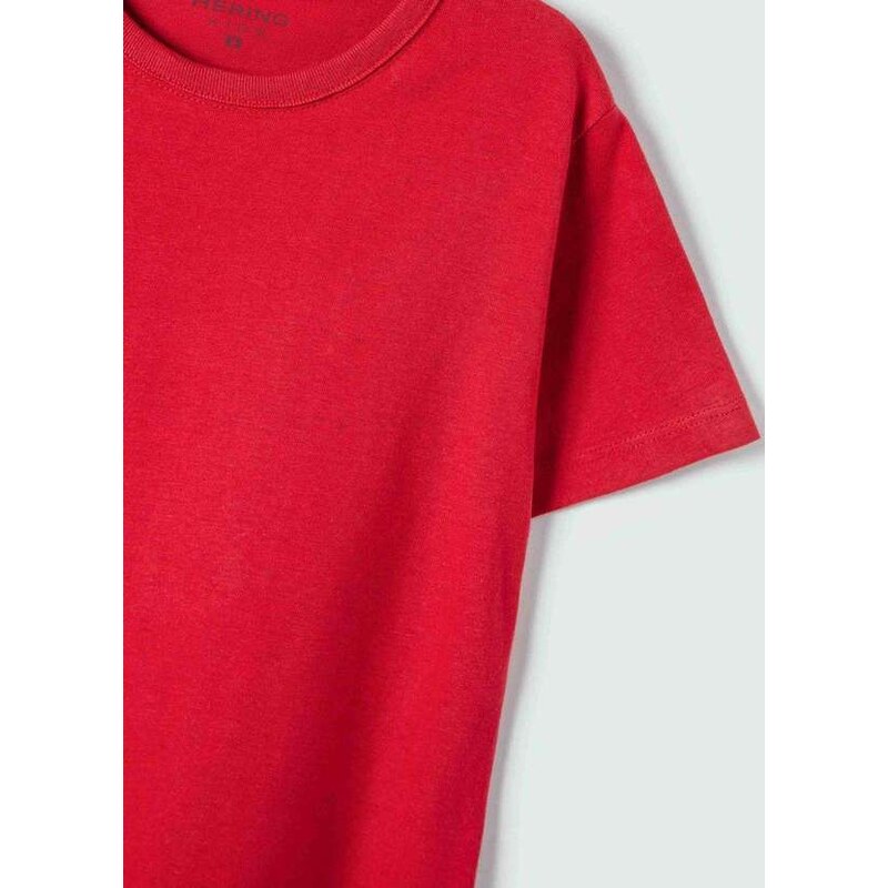 Hering Camiseta Basica Infantil Menino Vermelho