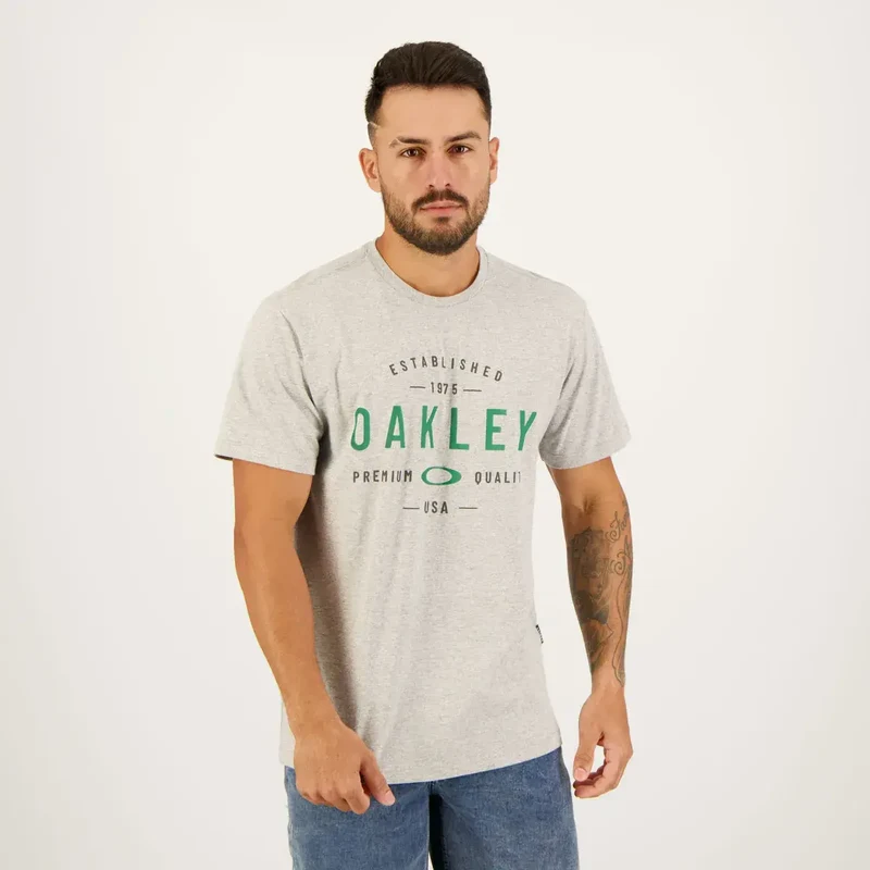 Camiseta Oakley Phantasmagoria Heather SS Vermelha - Faz a Boa!