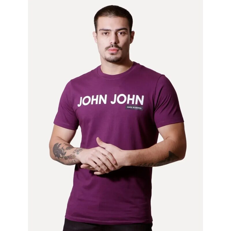 Camiseta John John Masculina Heaven Branca