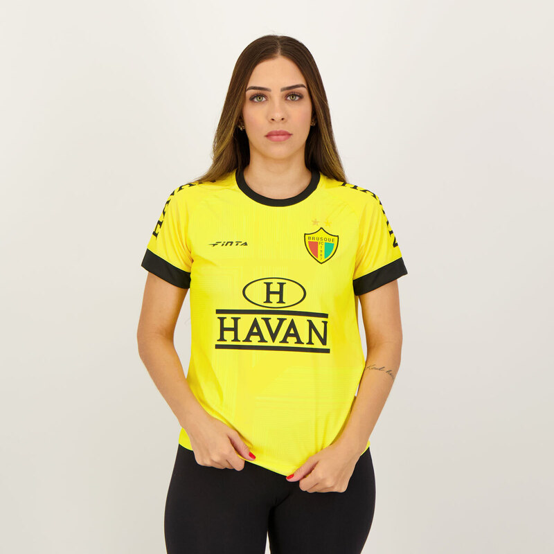 Camisa Brasil Escudo Amarela - FutFanatics