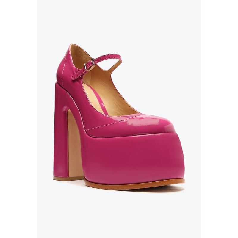 Scarpin meia best sale pata pink