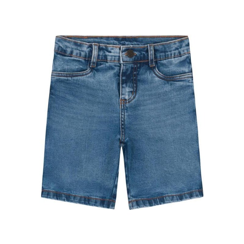 Brandili Bermuda Jeans Comfort Infantil Menino Azul