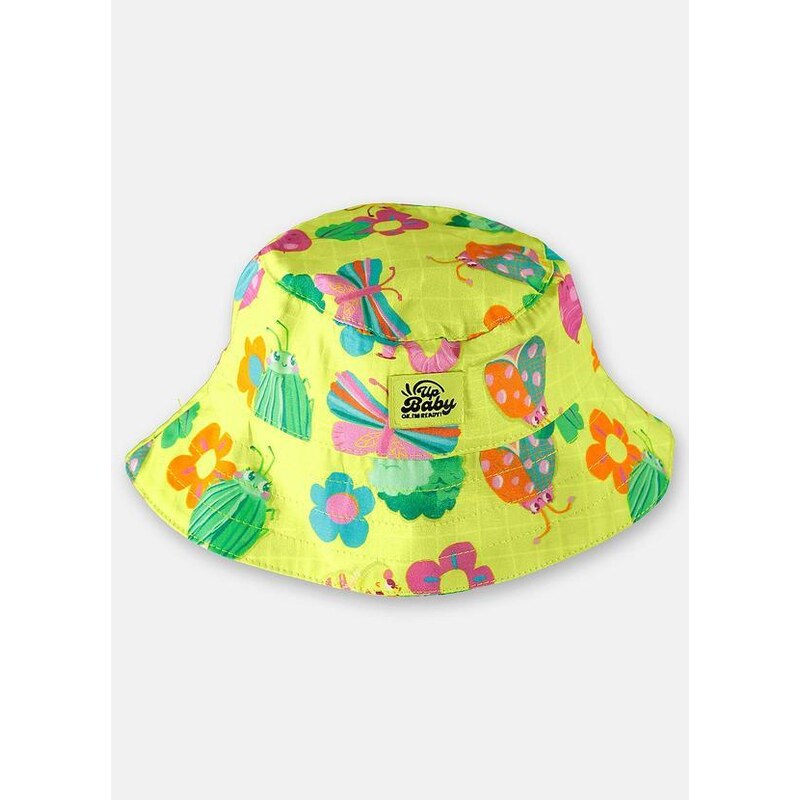 Up Baby Bucket Hat Infantil para Menina Verde