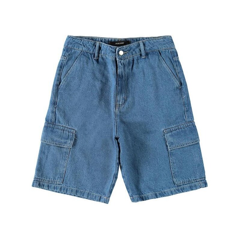 Malwee Kids Bermuda Azul Loose Fit Jeans Menino