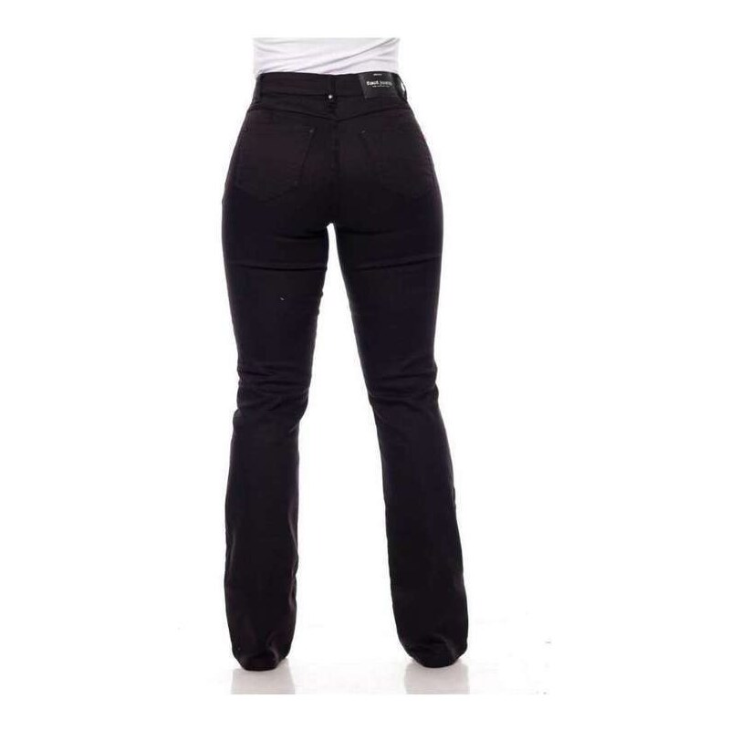 Calça Flare Jeans com Push Up Preto