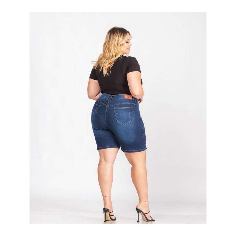 Bermuda jeans sale feminina 48