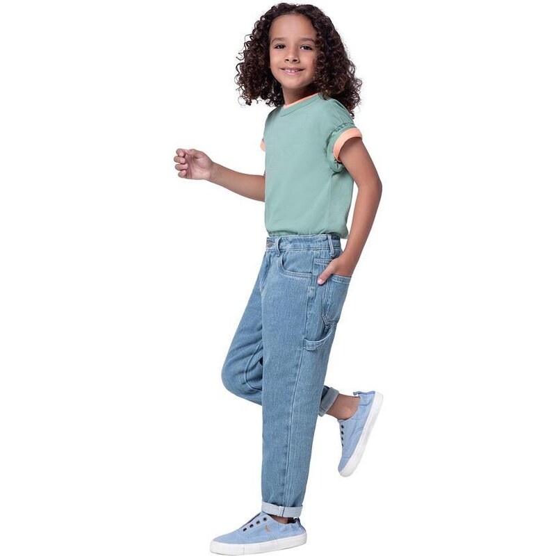 Malwee Kids Calça Azul Claro Comfort Jeans Menino