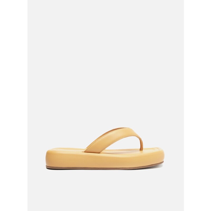 Sand lia Nude Flatform Flip Flop Arezzo GLAMI .br