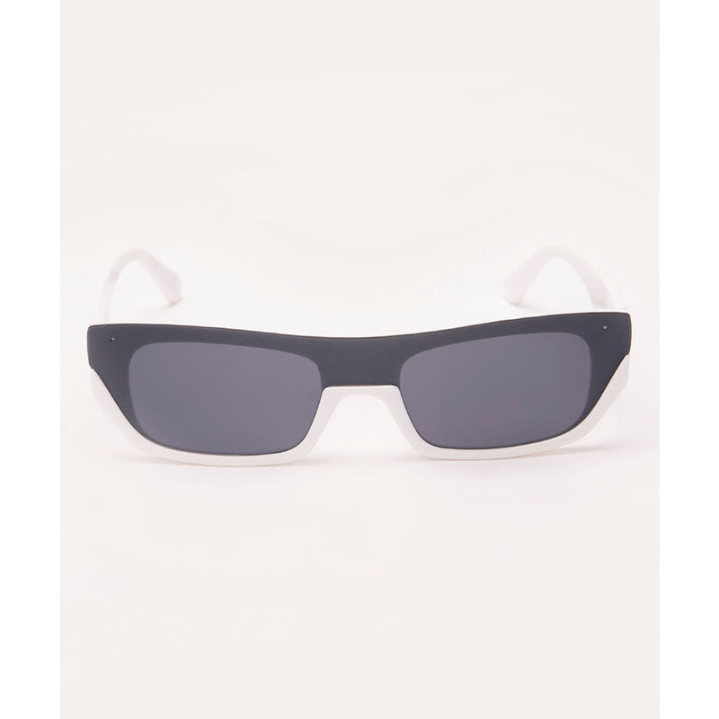 C&A óculos de sol retangular clube bossa branco